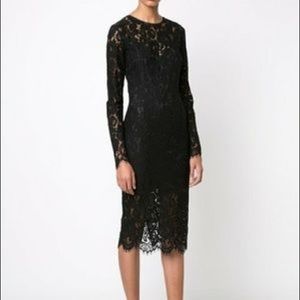 Veronica Beard Black Gynne Pencil Dress Size 2